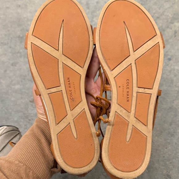 Cole Haan Tan Strappy Sandals - Picture 4 of 4